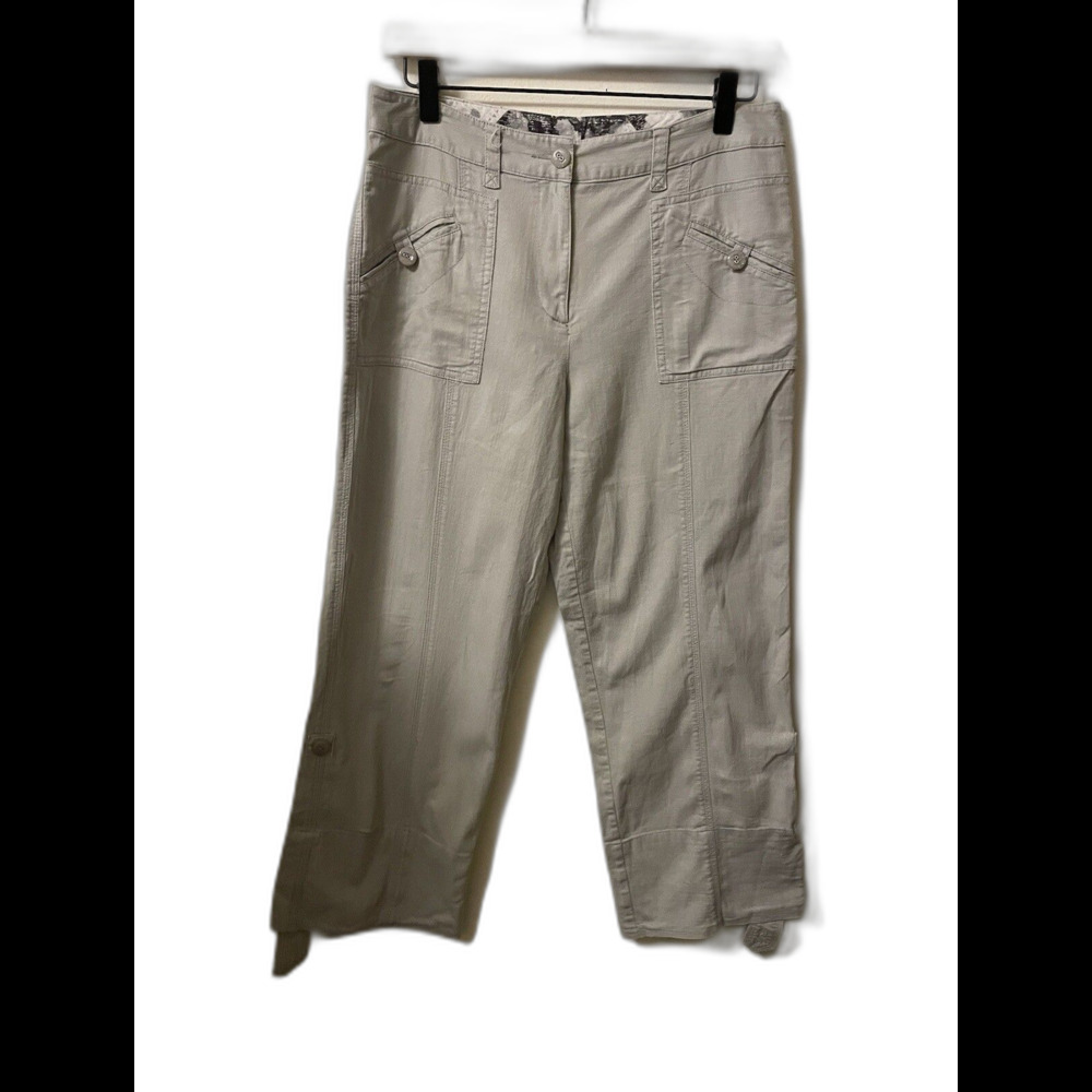 Spanner Gray Capri Pants Women's size 6